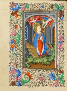 Saint Margaret; Book of Hours, about 1430-1440. Creator: Fastolf Master.