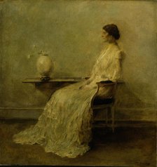 Lady in White (No. 2), ca. 1910. Creator: Thomas W Dewing.