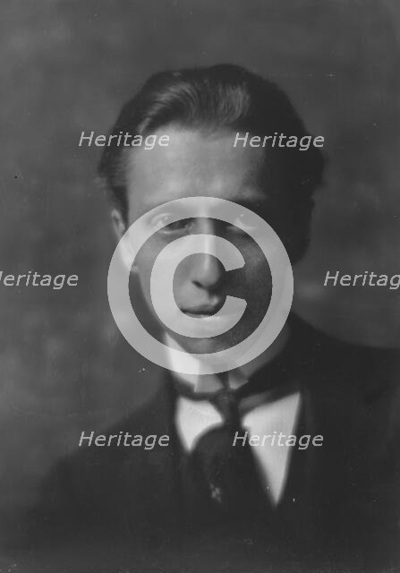 Cooper, Charles, Mr., portrait photograph, 1916. Creator: Arnold Genthe.