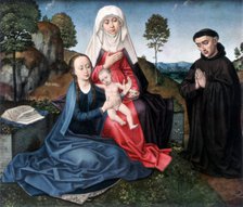 'St Anne, The Virgin and Child and a Donor', (1927). Artist: Hans Memling