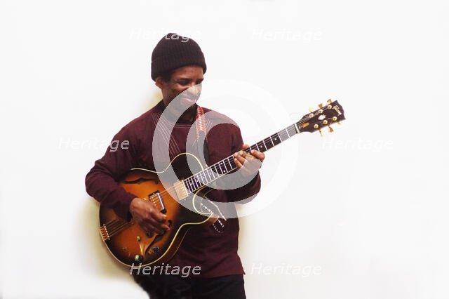 Maurice Brown, Basil Hodge Quintet, Jazz Africa, Loughton Methodist Church, Essex, Apr 2023. Creator: Brian O'Connor.