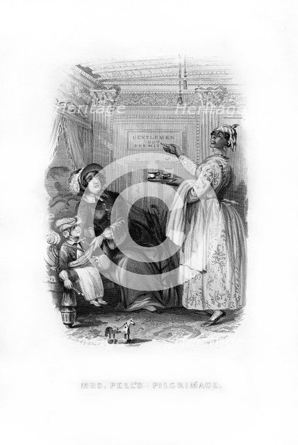 'Mrs Pell's Pilgrimage', 1872. Artist: C Burt