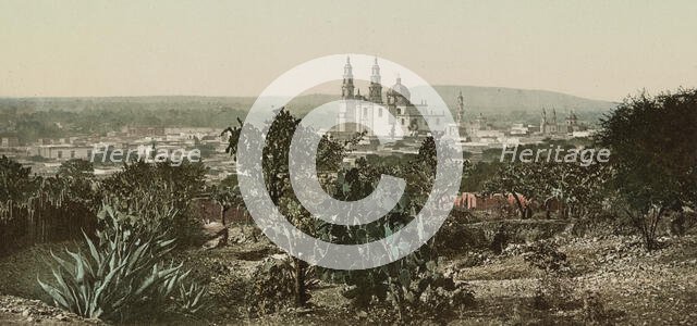 Mexico, view showing Cathedral Lagos, between 1884 and 1900. Creator: William H. Jackson.