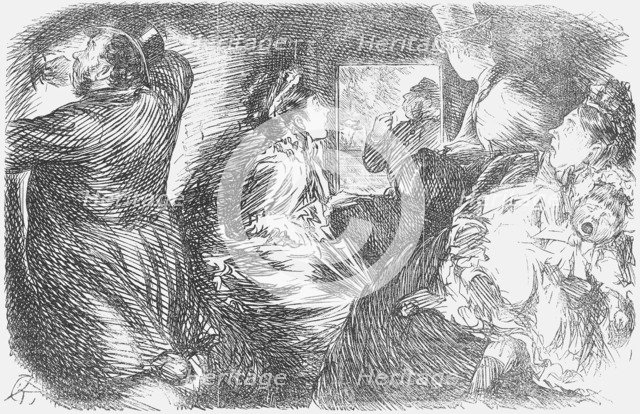 Tout Vient À Qui Sait Attendre, 1875.  Artist: Charles Samuel Keene