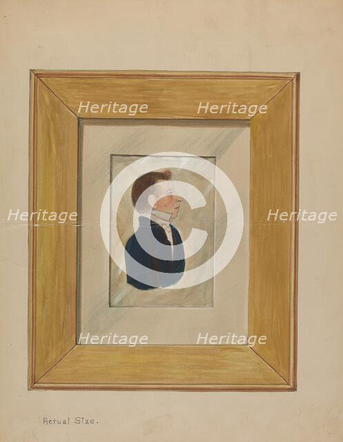 Portrait, c. 1936. Creator: William Vergani.