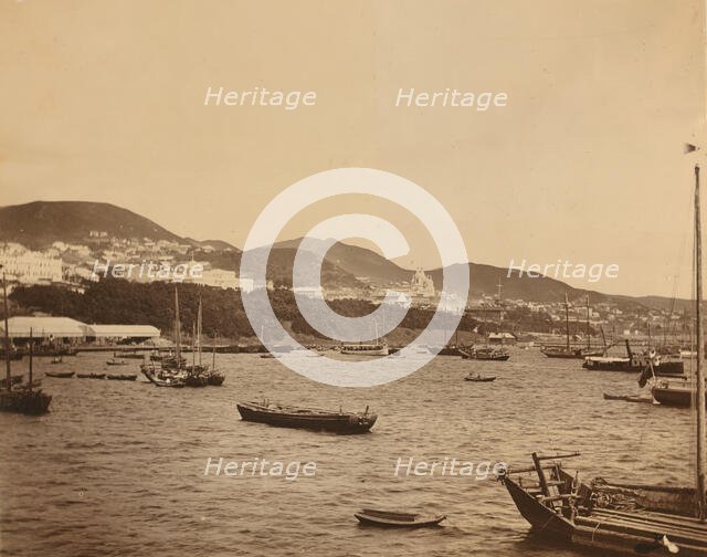 View of Vladivostok, Russia, from the Bay of the Golden Horn, 1899. Creator: Eleanor Lord Pray.