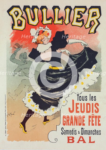 Affiche pour le "Bal Bullier", c1899. Creator: Georges Meunier.