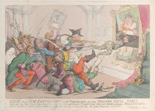 Scene in a New Pantomime to be Performed at the Theatre Royal Paris, April 12, 1815., April 12, 1815 Creator: Thomas Rowlandson.