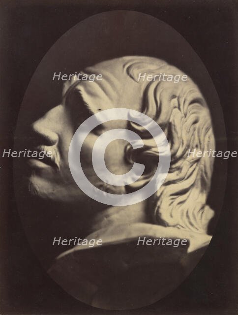 Figure 66: Head of Arrotino (the spy, the knife grinder, and so on), 1854-56, printed 1862. Creators: Duchenne de Boulogne, Adrien Alban Tournachon.