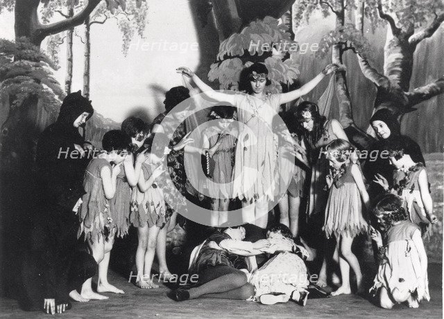 Christmas pantomime, 1928. Artist: Unknown