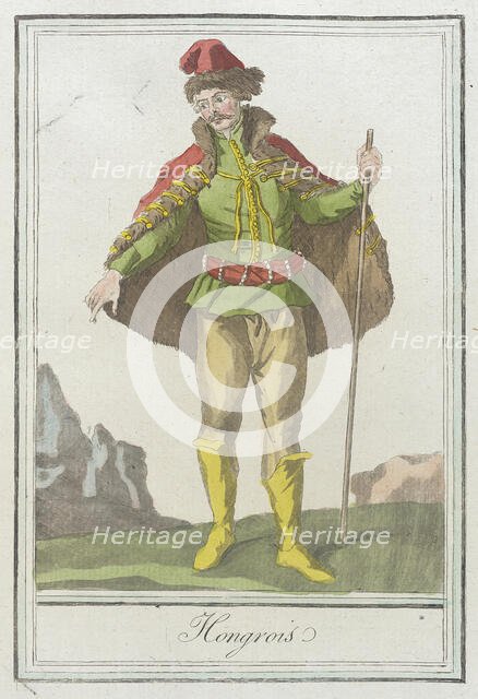 Costumes de Différents Pays, 'Hongrois', c1797. Creators: Jacques Grasset de Saint-Sauveur, LF Labrousse.