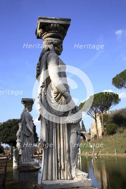 The Canopus, Hadrian's Villa, Tivoli, Italy. Artist: Samuel Magal
