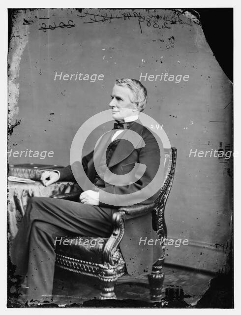 Timothy Otis Howe of Wisconsin, between 1860 and 1875. Creator: Unknown.