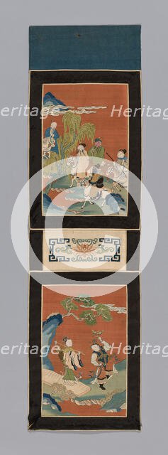 Panel (For a Screen), China, Qing dynasty (1644-1911), 1875/1900. Creator: Unknown.