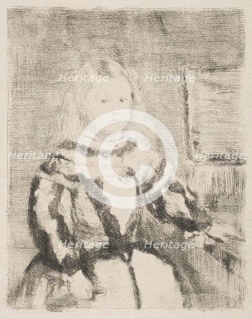 The Infanta Margarita, after Velázquez, 1862-64. Creator: Edgar Degas.