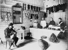 St. Bon Ossko, butcher shop, Herzegovina, between 1895 and 1910. Creator: Unknown.