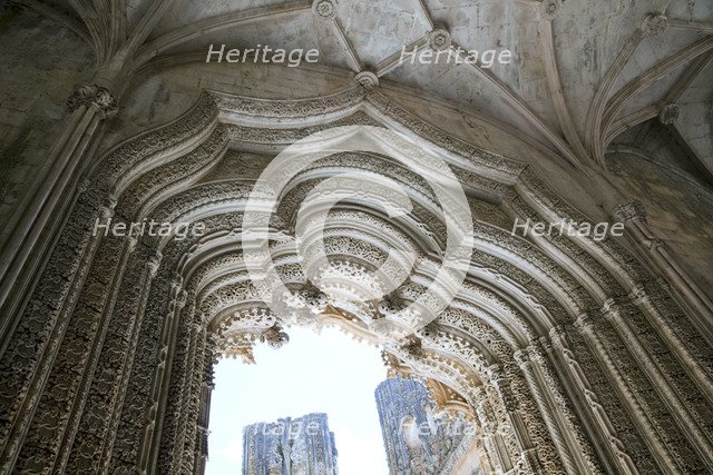 Portal of the Unfinished Chapels, Monastery of Batalha, Batalha, Portugal, 2009  Artist: Samuel Magal