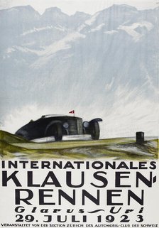 The 1923 Klausenrennen, 1923. Creator: Trieb; Anton (1883-1954).