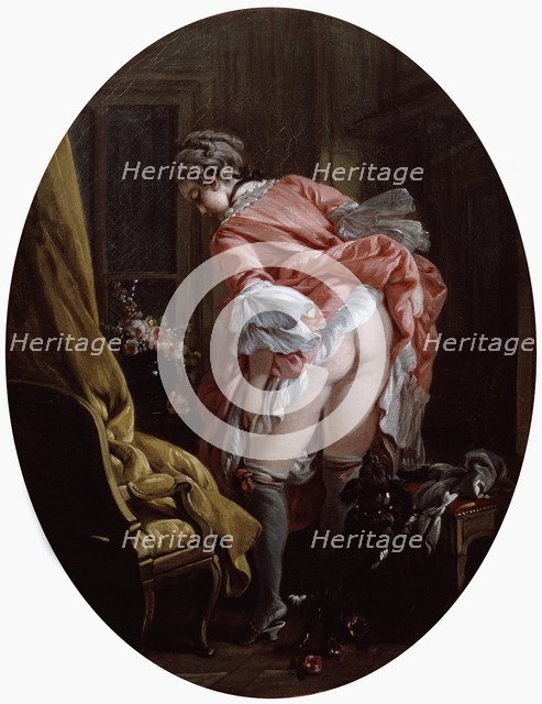 'The Raised Skirt', 1742. Artist: François Boucher