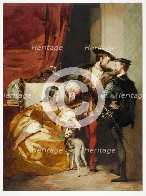 Francis I and the Duchess d'Étampes, n.d. Creator: Unknown.