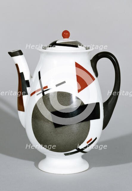 Coffee pot, c. 1925. Creator: Nikolay Suetin.