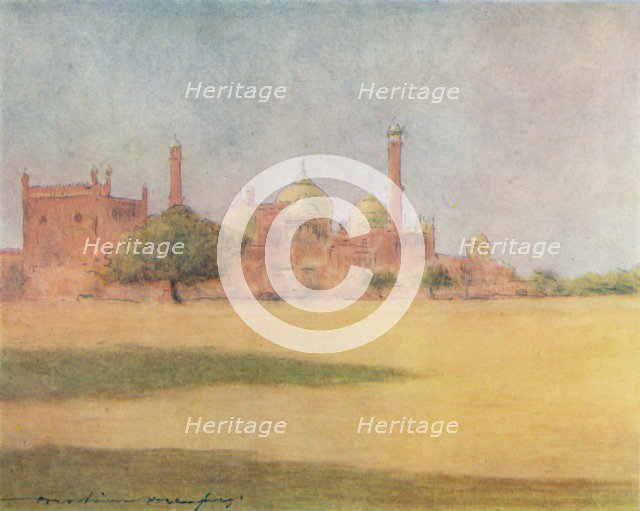 'The Jumna Masjid', 1905. Artist: Mortimer Luddington Menpes.