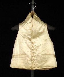 Wedding vest, British, 1808. Creator: Unknown.