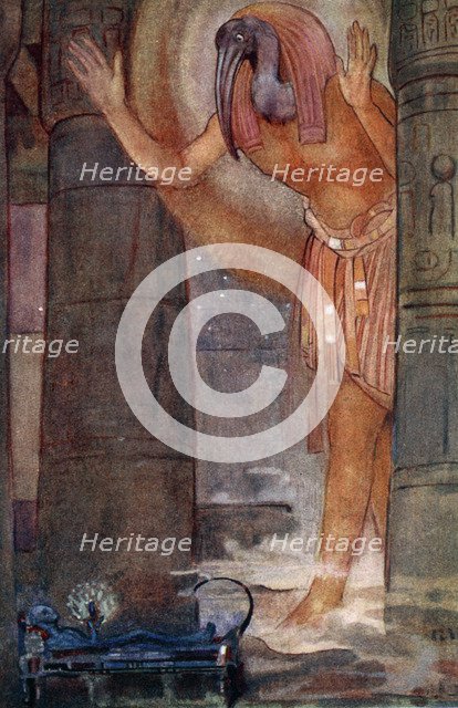 'Thoth and the Chief Magician', 1925. Artist: Evelyn Paul