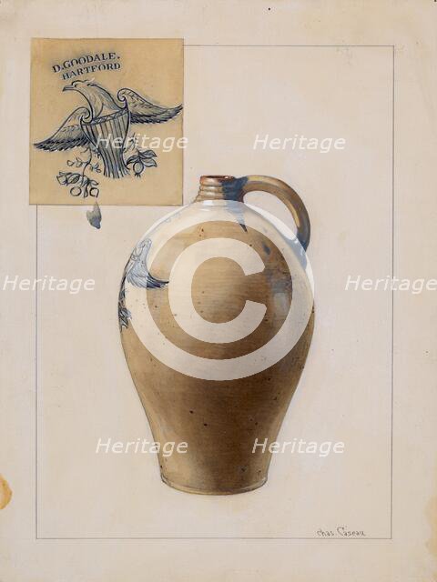 Jug, c. 1936. Creator: Charles Caseau.