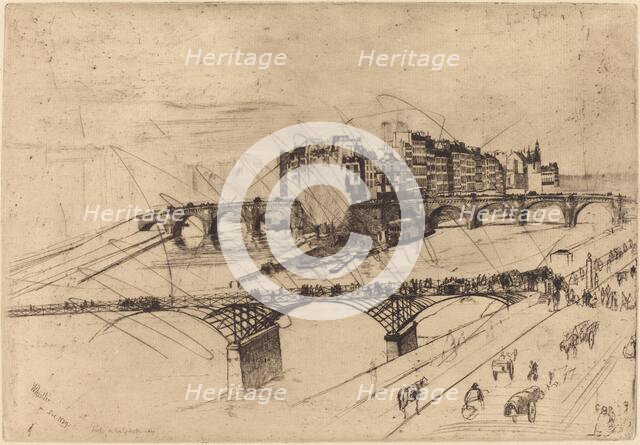 Isle de la Cite, Paris, 1859. Creator: James Abbott McNeill Whistler.