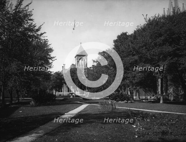 Court House and park, Plattsburgh, N.Y., c1904. Creator: Unknown.