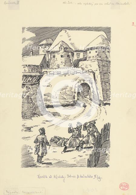 10.- Like a Mad Dog He Pounced on Benovsky, 953. Creator: Andrej Kovacik.