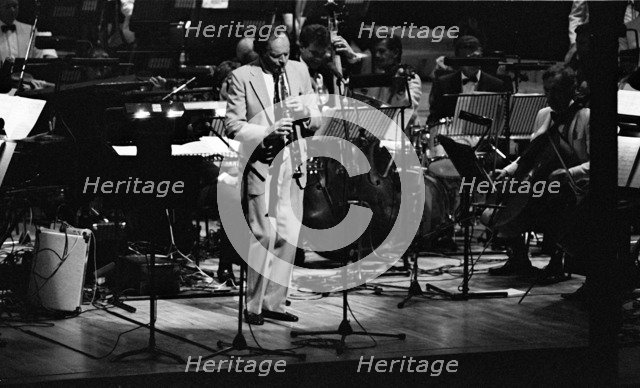 John Dankworth, Barbican, London, 1988.  Artist: Brian O'Connor.