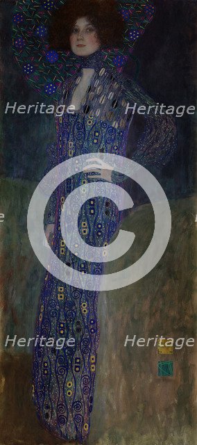 Portrait of Emilie Flöge, 1902. Artist: Klimt, Gustav (1862-1918)