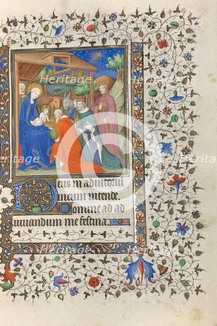 The Adoration of the Magi; Book of Hours, about 1415-1420. Creators: Boucicaut Master, Workshop of the Boucicaut Master.
