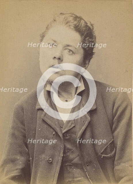 Lefebvre. Eugène, Anatole. 28 ans, né le 2/7/66 à St Pierre (Eure). Sculpteur sur bois. An..., 1894. Creator: Alphonse Bertillon.