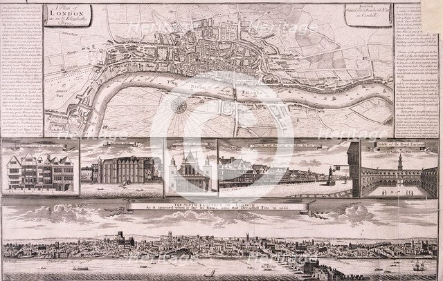 City of London, c1560, (c1750). Artist: Anon