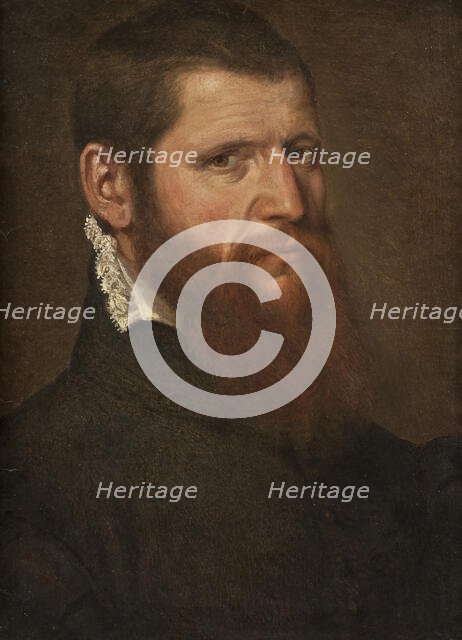 Portrait of a Man in Black, unknown date. Creator: Anon.