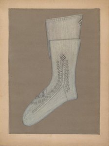 Stockings, c. 1937. Creator: Sylvia DeZon.