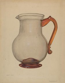 Pitcher, c. 1936. Creator: Janet Riza.