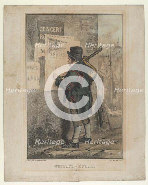Outward Bound (Dublin), ca. 1860. Creator: Unknown.