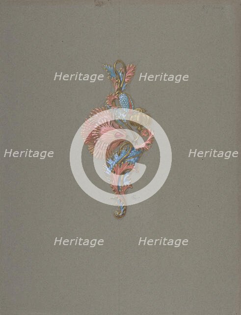 Design for a Pendant, . Creator: Eugene Samuel Grasset.