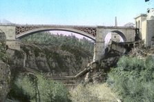 El-Kantara Bridge, Constantine, northeast Algeria. Artist: Unknown