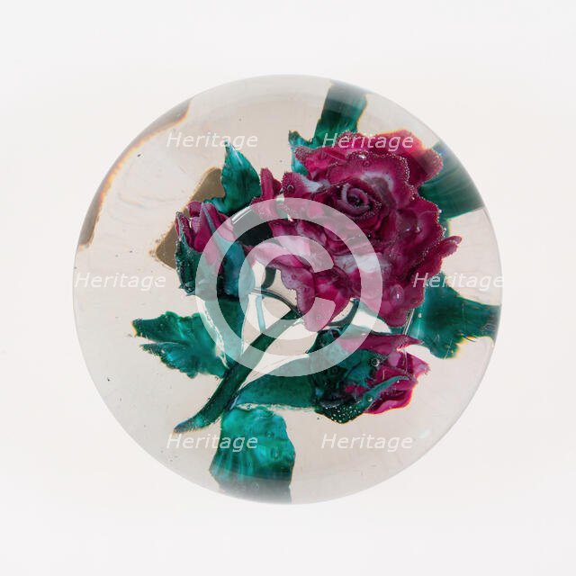 Paperweight, New Bedford, c. 1870-90. Creator: Mount Washington Glass Company.