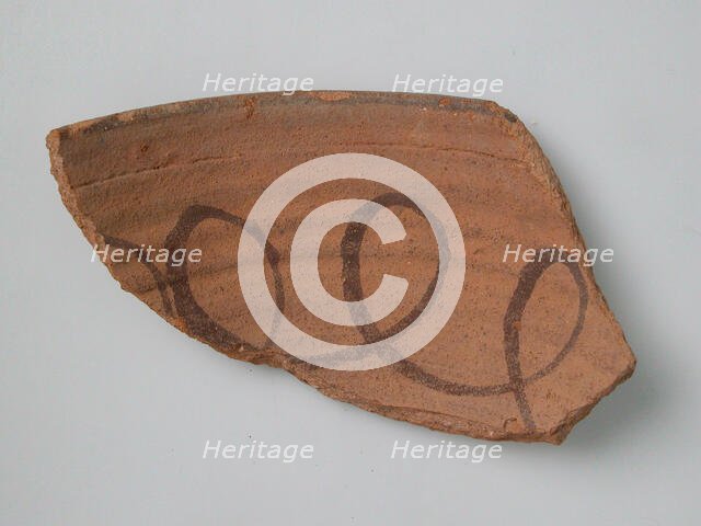Pot Fragment, Coptic, 4th-7th century. Creator: Unknown.