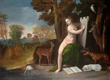 Circe and Her Lovers in a Landscape, c. 1525. Creator: Dosso Dossi.