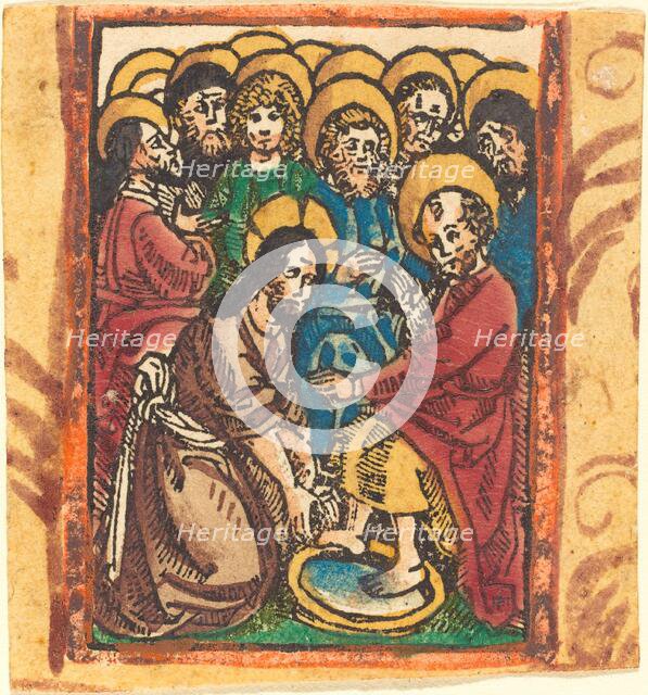 Christ Washing the Feet of the Apostles, c. 1490/1500. Creator: Unknown.