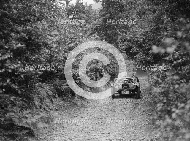 BSA car taking part in a motoring trial, c1930s. Artist: Bill Brunell.