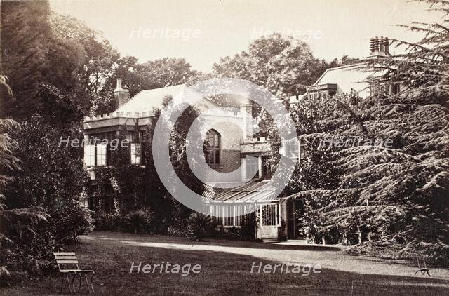 Lord Tennyson's Home At Freshwater, Printed 1880 circa. Creator: Henry Herschel Hay Cameron.