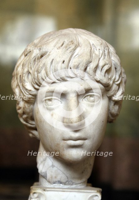 Roman portrait head of a boy, last quarter of 2nd century. Artist: Unknown